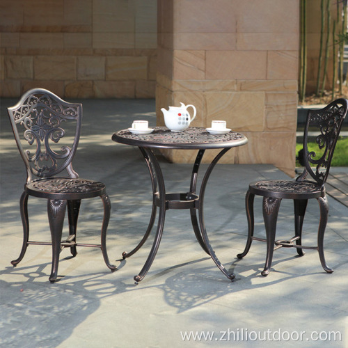 Table Set Cast Aluminium Garden Furniture